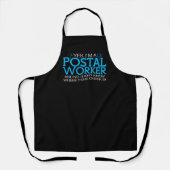 Postbode Joke Mail Carrier Postman Schort (Voorkant)
