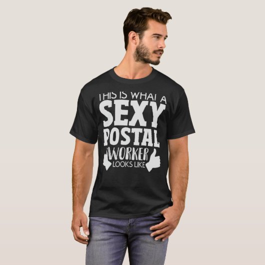 Postbode Joke Postman Postal Worker Mail T-shirt (Voorkant volledig)