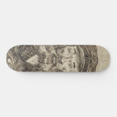 Postbode Joseph Roulin (Sepia schets) (door van Go Skateboard (Horizontaal)