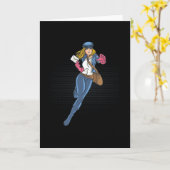 Postbode Kaart (Gele Bloem)