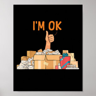 Postbode Kunst voor Mannen Vrouwen Postbode Poster