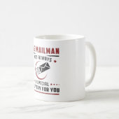 Postbode Mailman Dag Post Post Baan Leveringscadea Koffiemok (Voorkant rechts)