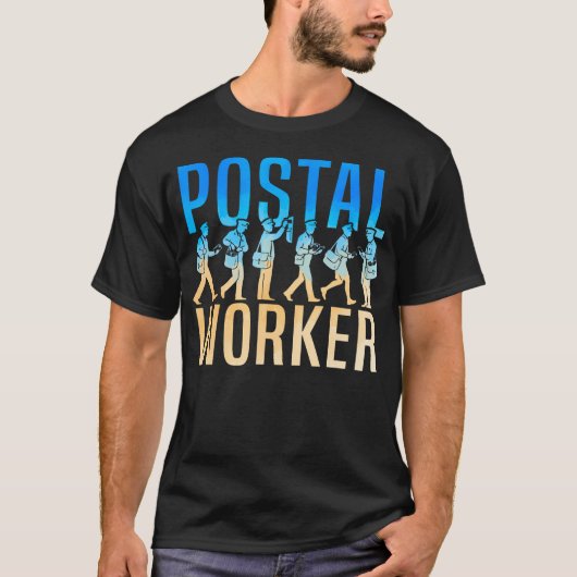 Postbode Postbezorger Post T-shirt (Voorkant)