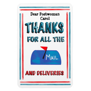 Postbode Postbode Hartelijk dank voor alle e-mail Magneet