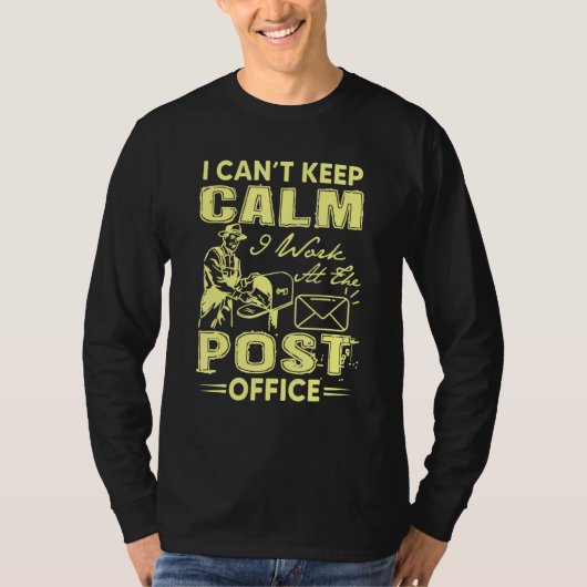 Postbode Postbode Postbode Postbode Kantoor T-shirt (Voorkant)