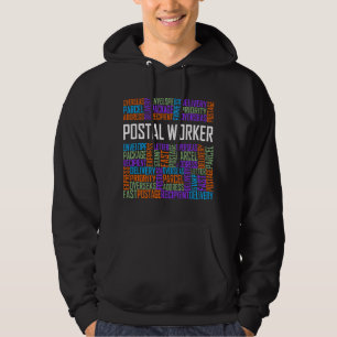 Postbode Woorden Postbezorger Hoodie