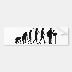 Postboeriersservice cadeaus postbodes bumpersticker