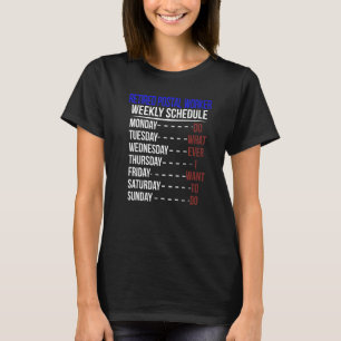 Postboor Schedule Retirement Mailman T-shirt