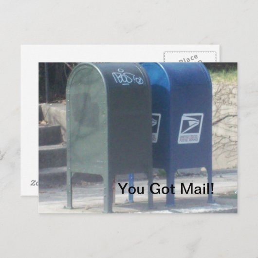 Postbus Briefkaart (Voorkant / Achterkant)