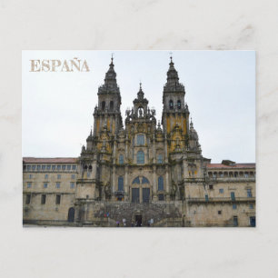Postbus Catedral de Santiago de Compostela Briefkaart