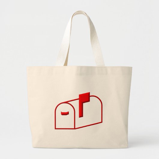 Postbus Grote Tote Bag (Voorkant)