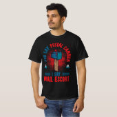Postbus postbode postbezorging t-shirt (Voorkant volledig)