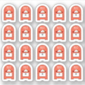 Postbus Postbus Kantoor Mail Envelopes Planner Sticker (Voorkant)