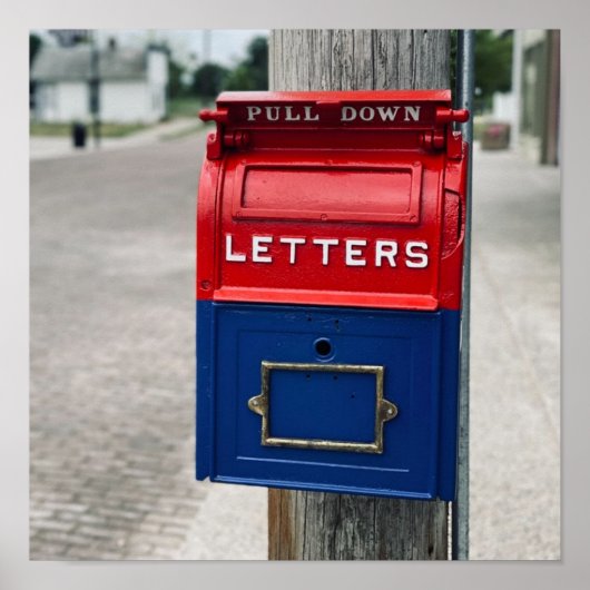  postbus poster (Voorkant)