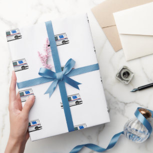 Postbus speciale bezorging jongens verjaardag cadeaupapier