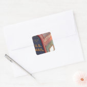  postbus vierkante sticker (Envelop)