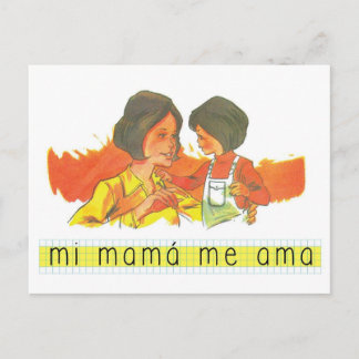 Postbussen: Mi mama me ama. Briefkaart