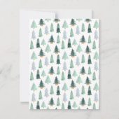 Postcard (10,8 x 14 cm) - Christmas Trees (Voorkant)