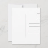 Postcard (10,8 x 14 cm) - Christmas Trees (Achterkant)