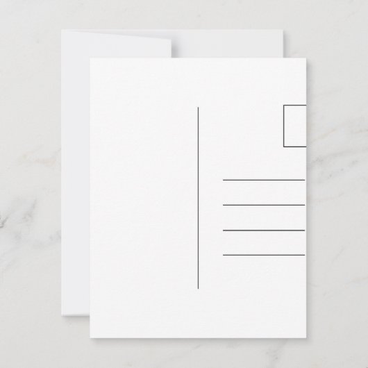 Postcard (10,8 x 14 cm) - Christmas Trees (Achterkant)