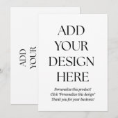 Postcard Bedankkaart (Voorkant / Achterkant)