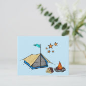 Postcard Camping Briefkaart (Staand voorkant)