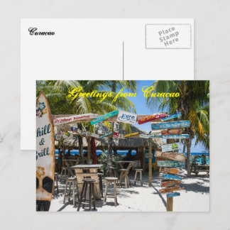 Postcard Greetings from Curacao Briefkaart