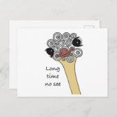 Postcard Long time no see Briefkaart (Voorkant / Achterkant)