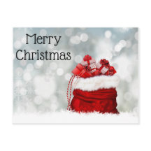 Postcard-merry christmas