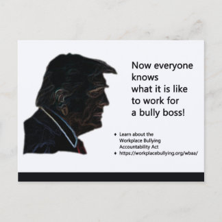 Postcard-Narcissistic Boss Postcard Briefkaart