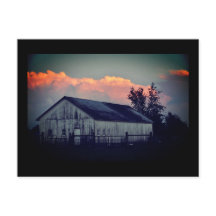 Postcard: Old Barn