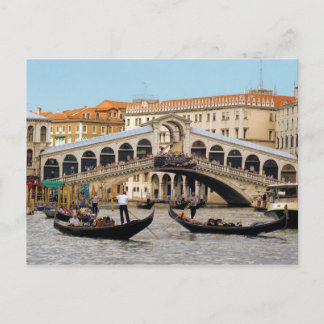 Postcard Rialto Bridge, Venice Italy Briefkaart