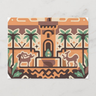 postcard which shows of 'GHARDAIA' in Algerie Briefkaart