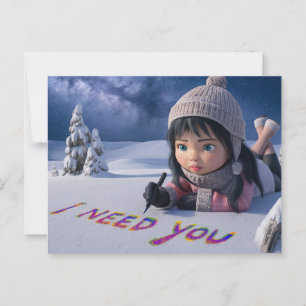 Postcards I Need You 05 Briefkaart