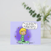 Postcards "the Little Prince" Feestdagenkaart (Staand voorkant)