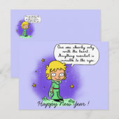 Postcards "the Little Prince" Feestdagenkaart (Voorkant / Achterkant)