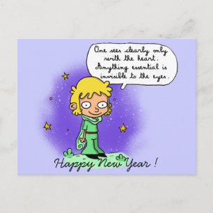 Postcards "the Little Prince" Feestdagenkaart