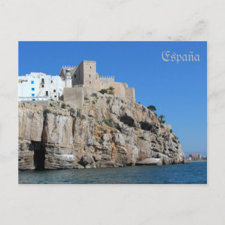 postcastillo de Peñíscola en Castellón Briefkaart