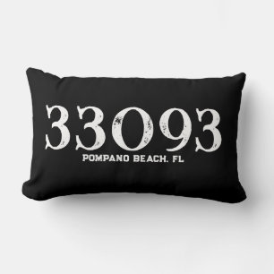 Postcode Grunge-script Zebra-patroon Kussen