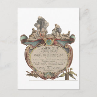 Postcode: L'Amerique Meridionale, 1689 Briefkaart