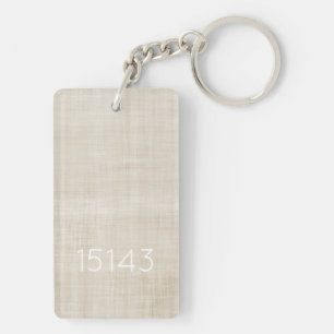 Postcode Nieuw Huis Neutrale Makelaar Cadeau Verhu Sleutelhanger