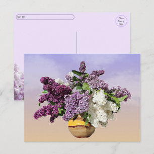 Postcrossing - Boeket van Lilacs Feestdagenkaart