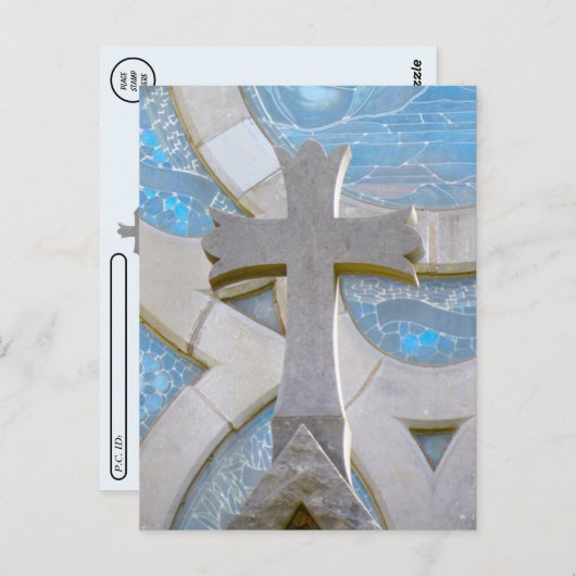 Postcrossing - Christelijk Cross Briefkaart (Voorkant / Achterkant)