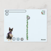 Postcrossing - Cowboy's Christmas - Kat Briefkaart (Achterkant)