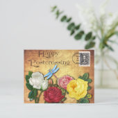 Postcrossing Dragonfly - Briefkaart (Staand voorkant)