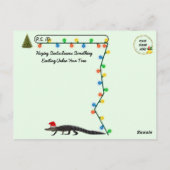 Postcrossing - Florida Gator Kerstboom Briefkaart (Achterkant)