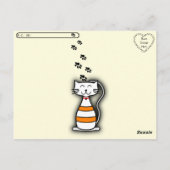 Postcrossing - Funny Quote Cat Briefkaart (Achterkant)