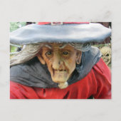 Postcrossing Halloween Witch Briefkaart (Voorkant)