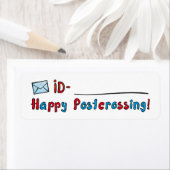 Postcrossing ID Label - Letter (Insitu)