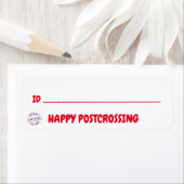 Postcrossing-labels Etiket (Insitu)